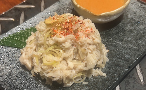 白センマイ刺し
